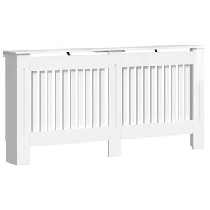 vidaXL Radiatorlock Vit h&ouml;gglans 172 x 19 x 81,5 cm Konstruerat tr&auml;