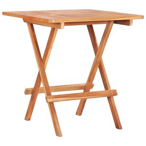 vidaXL Hopf&auml;llbart caf&eacute;bord 60x60x65 cm massiv teak