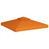 vidaXL Paviljongtak 310 g/m&sup2; 3 x 3 m orange