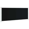 vidaXL Inf&auml;llbar sidomarkis 200x514 cm svart