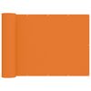 vidaXL Balkongsk&auml;rm 150 x 600 cm Tyg med PU-bel&auml;ggning Orange