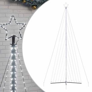 vidaXL LED julgran 789 LEDs kallvit 476 cm