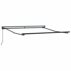 vidaXL Manuell Markisram 3 x 2,5 m Antracit Pulverlackerad aluminium