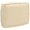 vidaXL Pallkuddset 2 pcs Beige Oxford Tyg