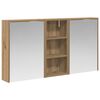 vidaXL Badrumssk&aring;psset 3 st 116 x 16 x 62,5 cm Konstruerat tr&auml;