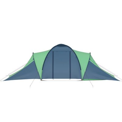 vidaXL Tält för 6 personer blå och grön