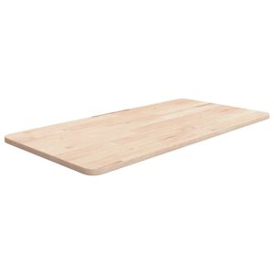 vidaXL B&auml;nkskiva f&ouml;r badrum 80x40x1,5 cm obehandlat massivt tr&auml;