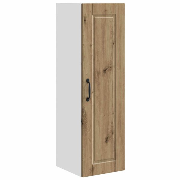 vidaXL K&ouml;kssk&aring;p med hylla Artisan Ek 30 x 31 x 100 cm Konstruerat tr&auml;