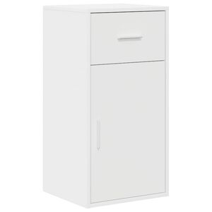 vidaXL Sideboard med l&aring;da Vit 38 x 34 x 75 cm
