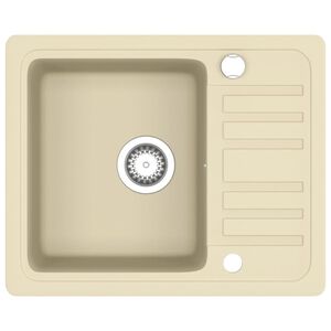 vidaXL Diskho granit enkel beige