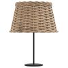 vidaXL Lampskärm brun Ø38x23 cm korgmaterial