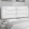 vidaXL Headboard Cushion "Hvar" White 140 cm Faux Leather