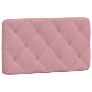 vidaXL Headboard Cushion Pink 80 cm Velvet