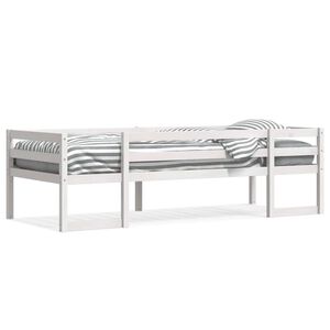 vidaXL S&auml;ngram f&ouml;r barns&auml;ng vit 75x190 cm massiv furu