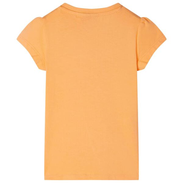 T-shirt f&ouml;r barn stark orange 140