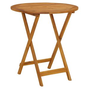 vidaXL Hopf&auml;llbart tr&auml;dg&aring;rdsbord 70 cm massivt akaciatr&auml;