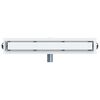 vidaXL Duschavlopp 2-i-1 med 360° Siphon Silver 60 cm