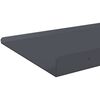 vidaXL Flytande hylla 4 pcs Antracit 30 x 18 x 2,5 cm St&aring;l
