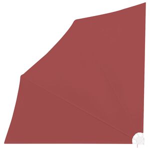 vidaXL Sidomarkis f&ouml;r balkong terrakotta 140x140 cm