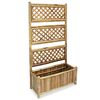 vidaXL Odlingsl&aring;da med spalj&eacute; bambu 70 cm