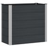 vidaXL Upph&ouml;jd odlingsl&aring;da Svart 100 x 50 x 91 cm WPC och aluminium