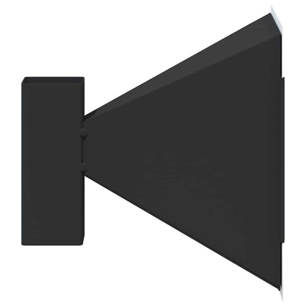 vidaXL Kulfång Svart 17 x 17 cm Stål