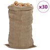 vidaXL Jutes&auml;ckar 30 st 65x135 cm 100% jute 340 gsm