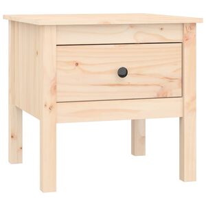 vidaXL Sidobord 50x50x49 cm massivt furutr&auml;