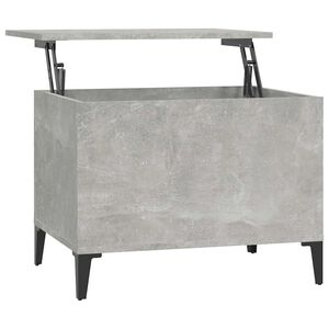 vidaXL Soffbord betonggr&aring; 60x44,5x45 cm konstruerat tr&auml;