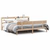 vidaXL S&auml;ngram utan madrass 200x200 cm massiv furu
