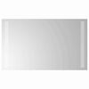 vidaXL LED Badrumsspegel med spegel Transparent 60 x 30 cm h&auml;rdat glas