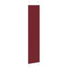 vidaXL Plisserad persienn Bordeaux r&ouml;d 40x200 cm tyg bredd 39,4 cm