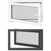 vidaXL Tilt & Turn K&auml;llarf&ouml;nster RISOR 100 x 60 cm PVC och glas