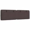 vidaXL Headboard Cushion Dark Brown 160 cm Fabric