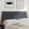 vidaXL Headboard Cushion "Hanko" Dark Grey 120 cm Velvet