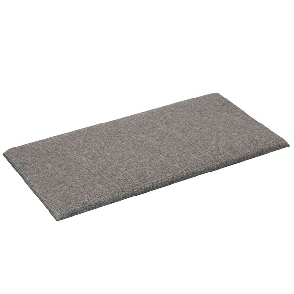 vidaXL V&auml;ggs&auml;nggavel 12 pcs Ljusgr&aring; 30 x 15 cm tyg