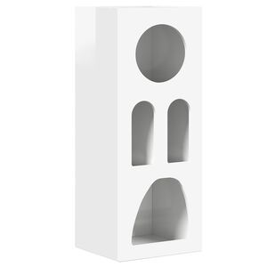 vidaXL Sideboard H&ouml;gblanka vita 40 x 35 x 100.5 cm Konstruerat tr&auml;