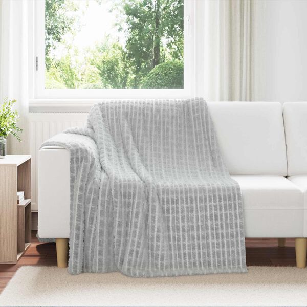 vidaXL Filtar 6 pcs Gr&aring; 200 x 150 cm Fleece