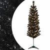 vidaXL Konstgjort smalt jultr&auml;d 150 cm 150 LED-lampor Varmvit
