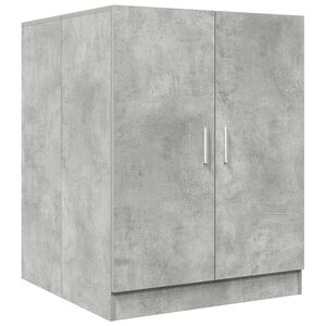 vidaXL Tv&auml;ttmaskinssk&aring;p betonggr&aring; 70,5x71,5x91,5 cm