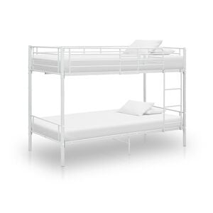 vidaXL V&aring;ningss&auml;ng vit metall 90x200 cm