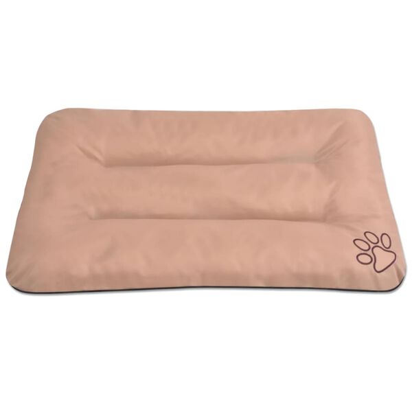 vidaXL Hundmadrass storlek XXL beige