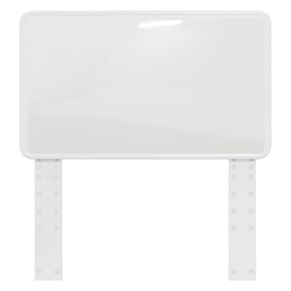 vidaXL Huvudgavel Glansig Vit 75 cm Konstruerat tr&auml;