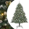 vidaXL Konstgjord julgran Gr&ouml;n 240 cm PVC och Plast och St&aring;l