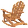 vidaXL Gungstol f&ouml;r tr&auml;dg&aring;rden adirondack 79x100x103 cm massiv teak