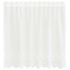 vidaXL Spetsgardin Vit 80 x 150 cm Polyester