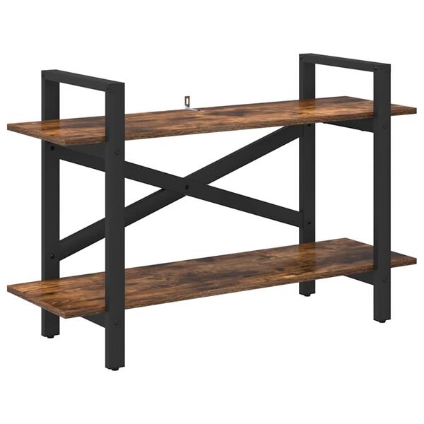 vidaXL Hyllsystem R&ouml;kt ek 100 x 33,5 x 64 cm Konstruerat tr&auml;