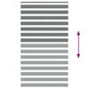 vidaXL Rullgardin zebra m&ouml;rkgr&aring; 125x200 cm tyg bredd 120,9cm polyester