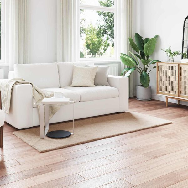 vidaXL Fusk-kaninp&auml;lsmatta Olite Taupe 100 x 200 cm Polyester