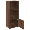 vidaXL Bokhylla brun ek 31x24x77 cm konstruerat tr&auml;